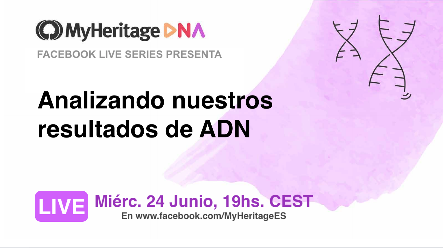 Facebook Live Analizando Nuestros Resultados De Adn Myheritage