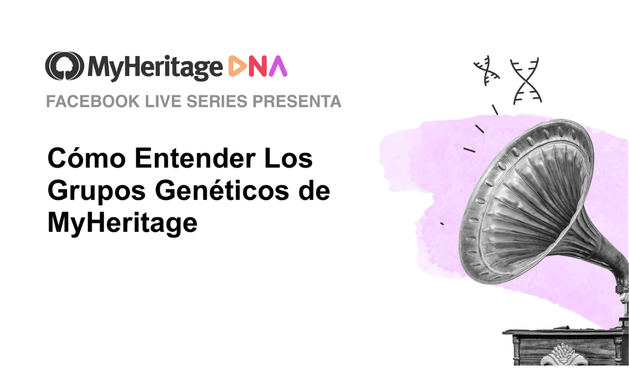 Facebook Live Grupos Genéticos MyHeritage Centro De Información